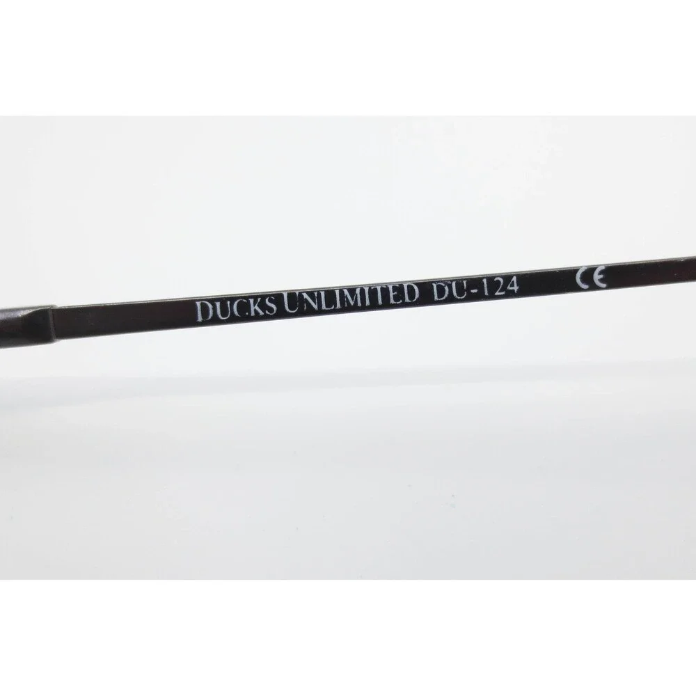 Ducks Unlimited DU-124 Mens Eyeglasses Semi Rimless Rectangular Black 56 18 140